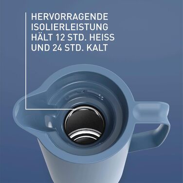 Термоглечик 1 л, синій Motiva Emsa