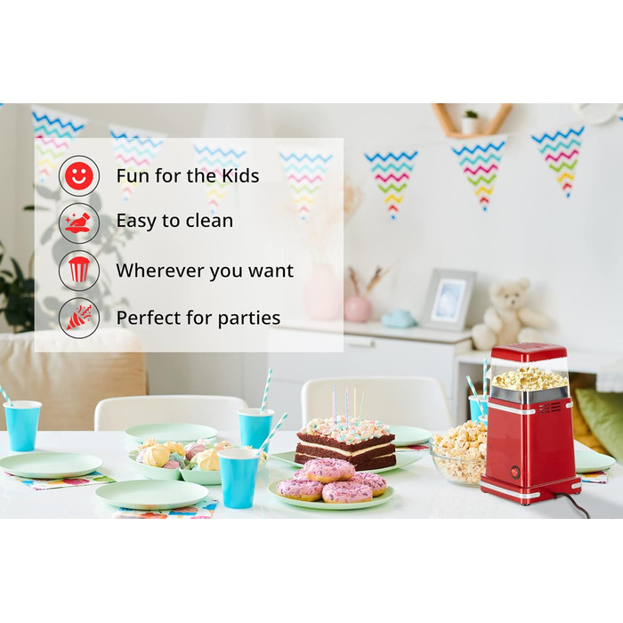 Машина для попкорна 1200 Вт красный PCM-1200 Stagecaptain