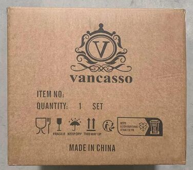 Комбінований сервіз vancasso, набір посуду Navia з кераміки, столовий сервіз із 32 предметів, вінтажний зовнішній вигляд, дизайн природи (набір із 16 предметів, Navia-12)