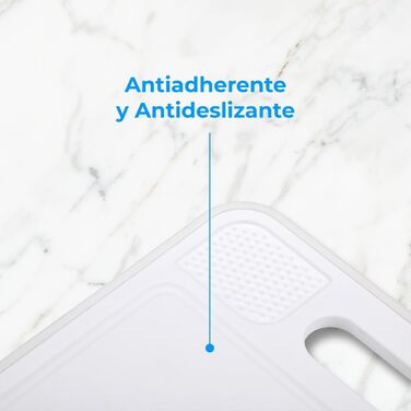 Доска для размораживания и нарезки 36,5 x 25 см, белый NK