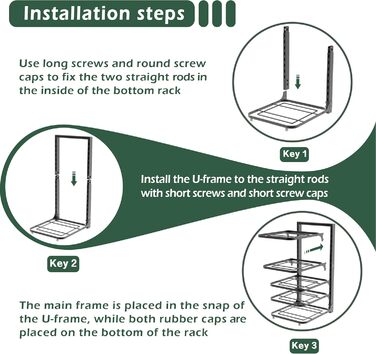 Многофункциональная подставка для посуды на 6 отделений Supfirm