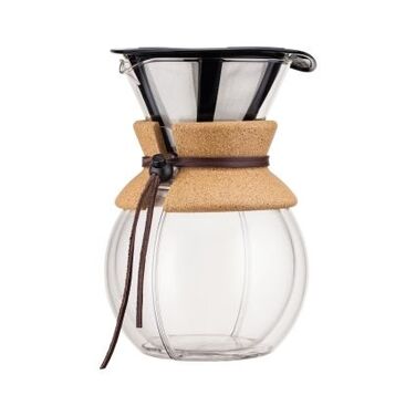Кавник з подвійними стінками білий, 1 л, Pour Over Bodum