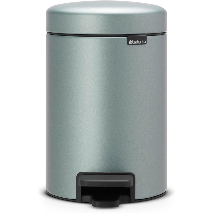 Сміттєвий бак з педаллю 3 л безшумний мятний металік NewIcon Brabantia