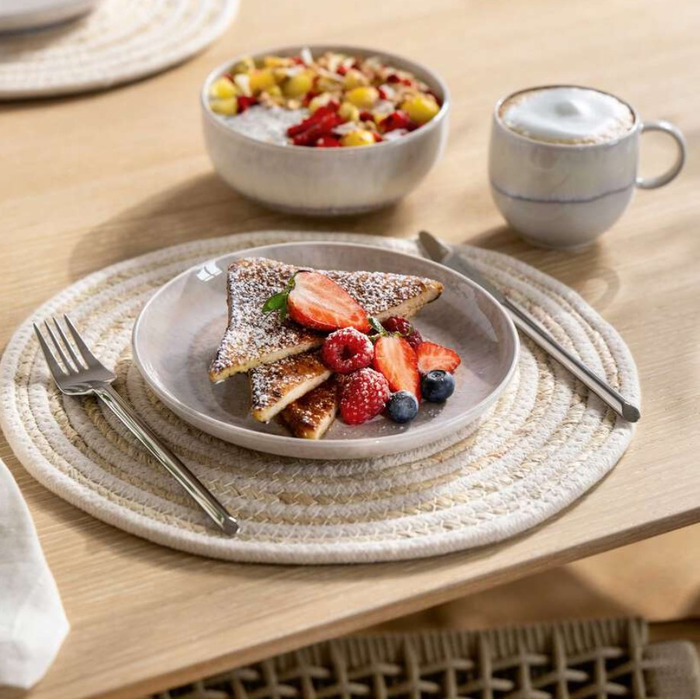 Тарілка 20,1 см бежева Perlemor Villeroy & Boch