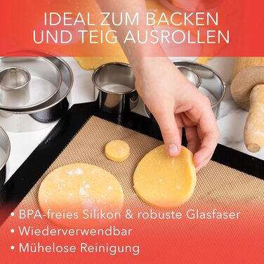 Силіконовий килимок для випічки 3 шт AVANA