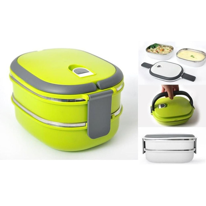 Термо ланч-бокс 1,5 л зелений ТМ-150 Amara