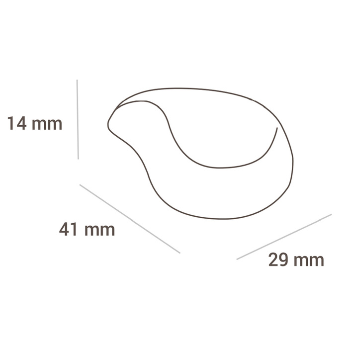 CH007 Форма для шоколаду GOCCIA P 41х29 h14 мм (24 шт.)