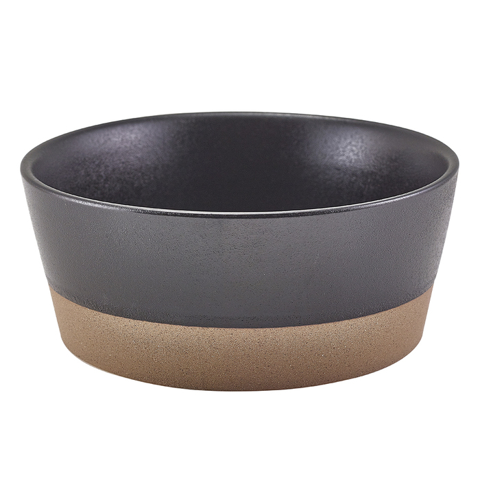 Салатник 720 мл, 15.5 см, чорний, Kava Black Stoneware, GenWare