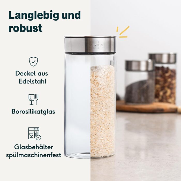 Контейнер для зберігання 1300 мл з герметичною кришкою Silberthal