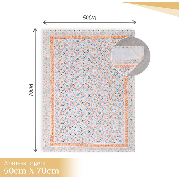 Набір з 3 багатоцільових кухонних рушників Maison d&39 Hermine Rural Christmas, 100 бавовна Барні рушники День подяки/Різдво (50 см x 70 см) (14 - Summer Whisper)