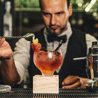 Набір для коктейлів 15 предметів, сріблястий Surmounty