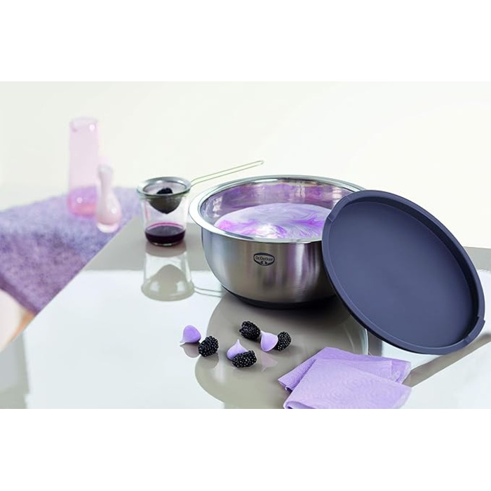 Миска с крышкой диаметром 24 см, 5 литров, нержавеющая сталь Dr. Oetker