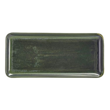 Блюдо прямоугольное 31*14 см, зеленое, Terra Porcelain Aqua Green, GenWare