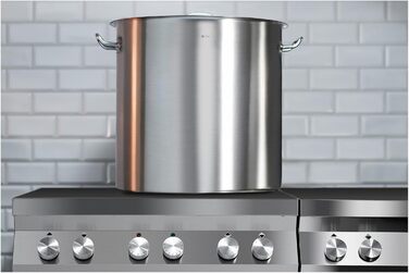 Індукційна каструля Royal Catering Ø 32 см з кришкою Каструля з нержавіючої сталі Індукційна каструля Індукційна каструля Каструля з нержавіючої сталі (98 л)