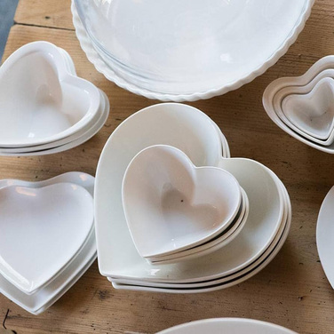 Форма для випікання HEART La Porcellana Bianca CUPIDO, порцеляна, 25 х 24 см