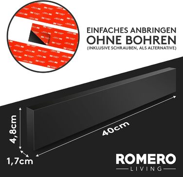 Подставка для ножей с магнитной полосой Romero Living