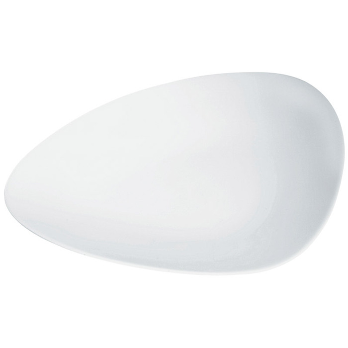 Тарелка 24х19,8 см белая Colombina Alessi