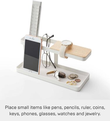 Органайзер для столу, сталевий, один розмір (білий) Vialex