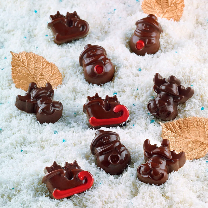 SCG23 Форма силіконова для шоколаду 'зима' 33х27х15 мм