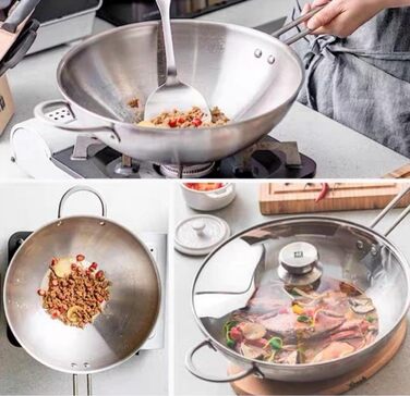 Сковорода вок 30 см со стеклянной крышкой Twin Nova Zwilling