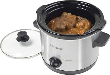 Мультиварка с керамической сковородой и стеклянной крышкой, 1,5 литра Bestron