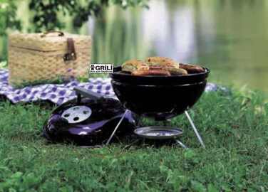 Вугільний гриль, чорний Smokey Joe Weber