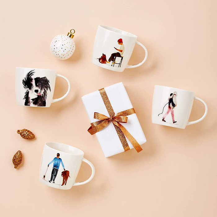 Кухоль Maxwell & Williams BEST FURRY FRIENDS Walking The Dog, порцеляна, 400 мл