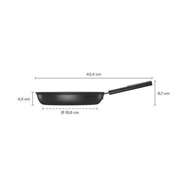 Сковорода Fiskars Hard Face 24 см (1075458)