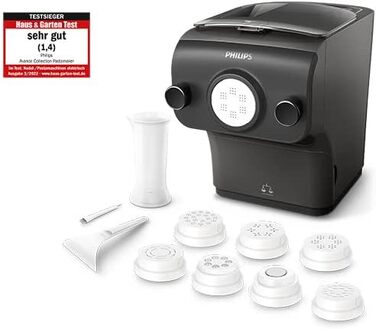 Повністю автоматична макаронна машина потужністю 200 Вт з функцією зважування та 8 формувальними дисками Philips