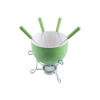 Набір для приготування шоколадного фондю Fissman MINI GREEN 6 предметів (6307)