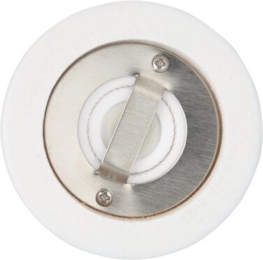 Дерев'яний млин для перцю та солі 51,5 см білий Relaxdays