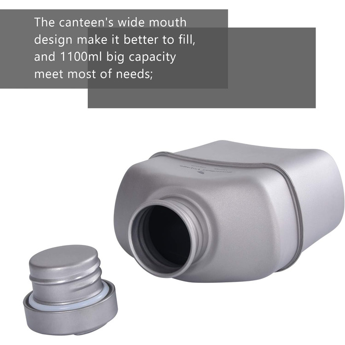 Набір для приготування їжі для виживання з сумкою, титан Boundless Voyage