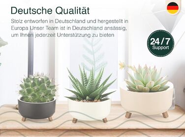 Набір горщиків для квітів 3 шт. Uandu