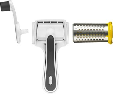 Терка для сиру ZYLISS Classic E900010 з тонким барабаном з нержавіючої сталі для легкого натирання твердого сиру, шоколаду тощо. Розміри Розмір 16 х 8,5 х 8,5 см.