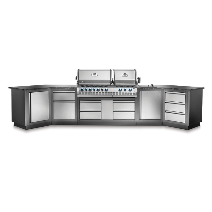 Гриль с двумя выдвижными ящиками 61х61х89 см Oasis Napoleon