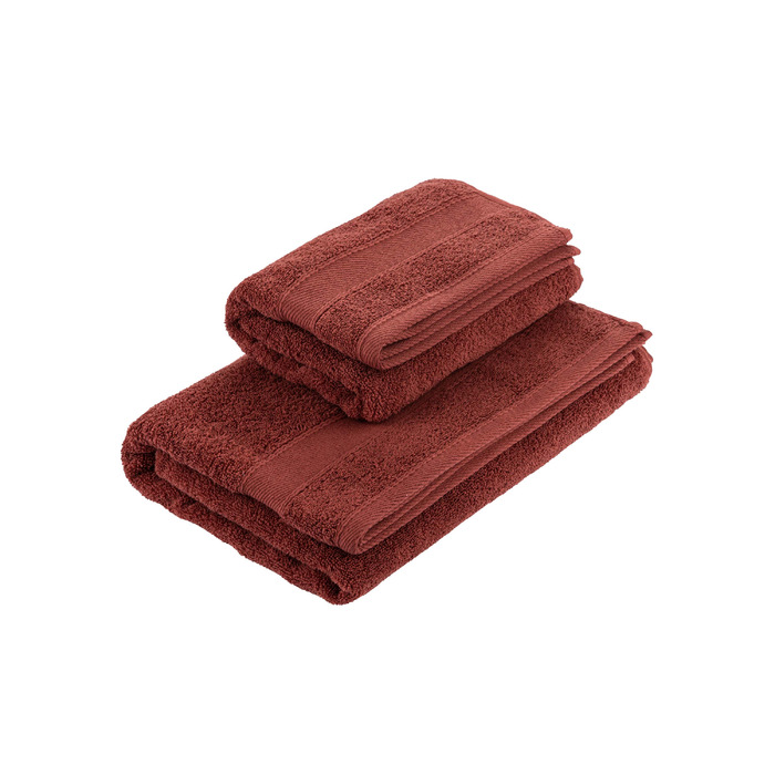 ARDESTO Полотенце махровое SuperSoft, терракота, 50х90см, 100% хлопок