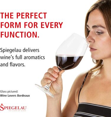 Набор из 4 бокалов для шампанского, хрустальный бокал, 190 мл, Winelovers, 4090187 (Бокалы для бордо)