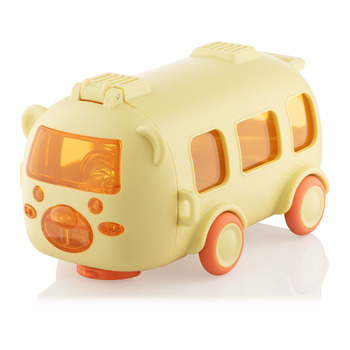 Пляшка для води Ardesto Bear Bus 500мл, пластик, жовтий