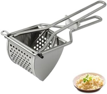 Картопляний товкачильник - Прес для шпецле - Професійний картопляний прес - Картопляний прес для картопляного пюре, фруктових соків, овочевого пюре, картопляної каші (картопляний прес з великим отвором)