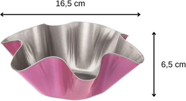 Творча студія Zenker Z7480 Ø 26 см, форма для випічки з плоским дном, кругла форма для торта з антипригарним покриттям, креативна випічка (колір рожевий, сріблястий), кількість (форми для випічки)