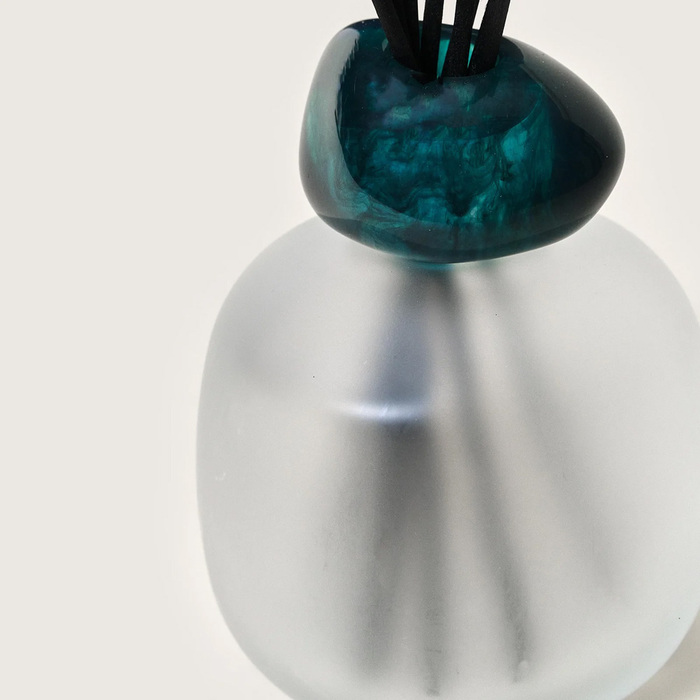 Диффузор Maison Berger Paris MINERAL LACQUER GLASS + Наполнитель с ароматом BLUE SEDUCTION, 180 мл