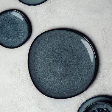 Тарілка сервірувальна 32 см сіра Lave Villeroy & Boch