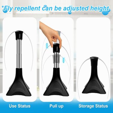 Портативный вентилятор для отпугивания насекомых 2 шт CATGIFF