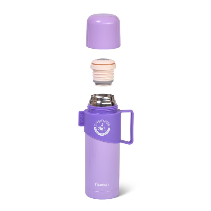 Термос для чая и кофе Fissman 350 мл лиловый (9630)