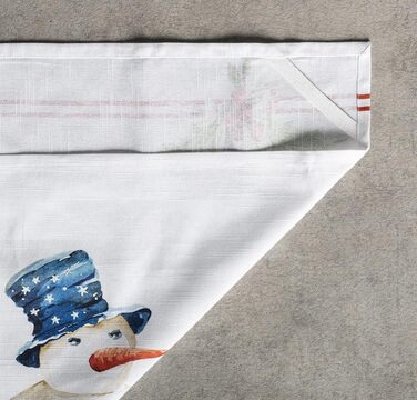 Набір із 3 багатоцільових кухонних рушників Maison d&39 Hermine Rural Christmas, 100 бавовна Барні рушники День подяки/Різдво (50 см x 70 см) (хромований)