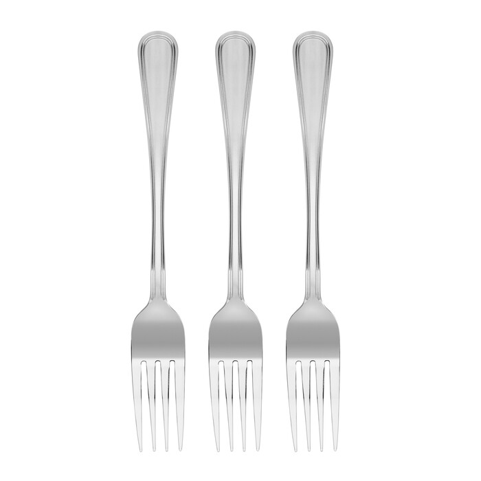 Набір столових виделок Fissman 3 предмети FELDON 20 см нержавеющая сталь (3057)