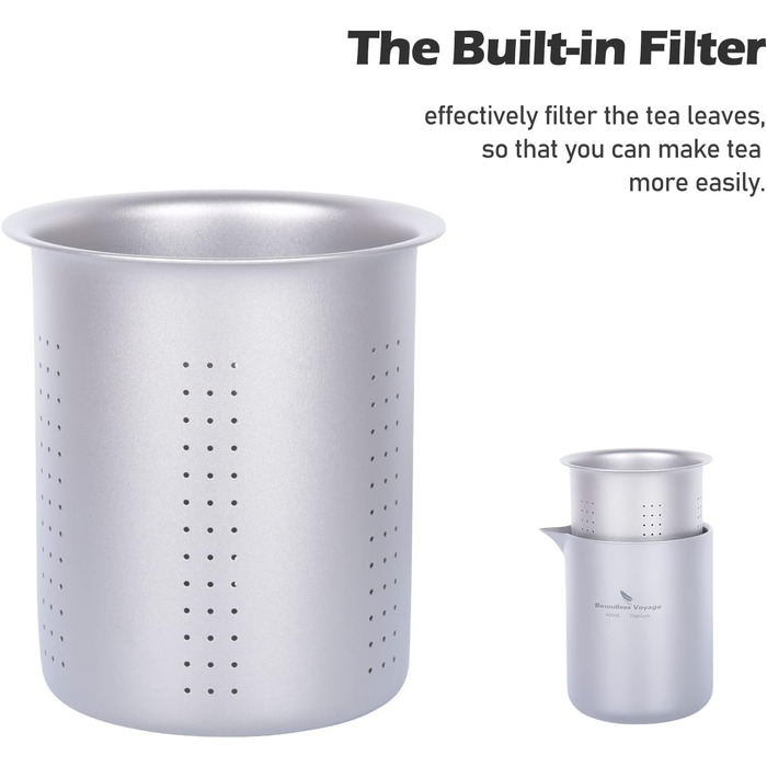 Кавова чашка з фільтром (чашка Ti3120-400 мл) Boundless Voyage
