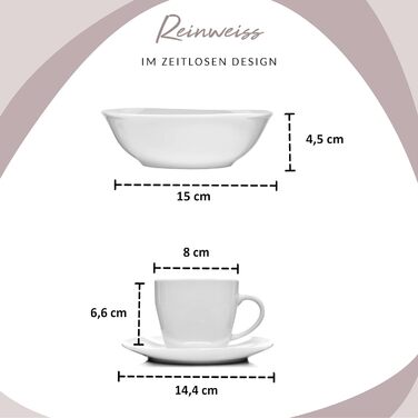Порцеляновий набір посуду 36 шт. Bilgola Sänger