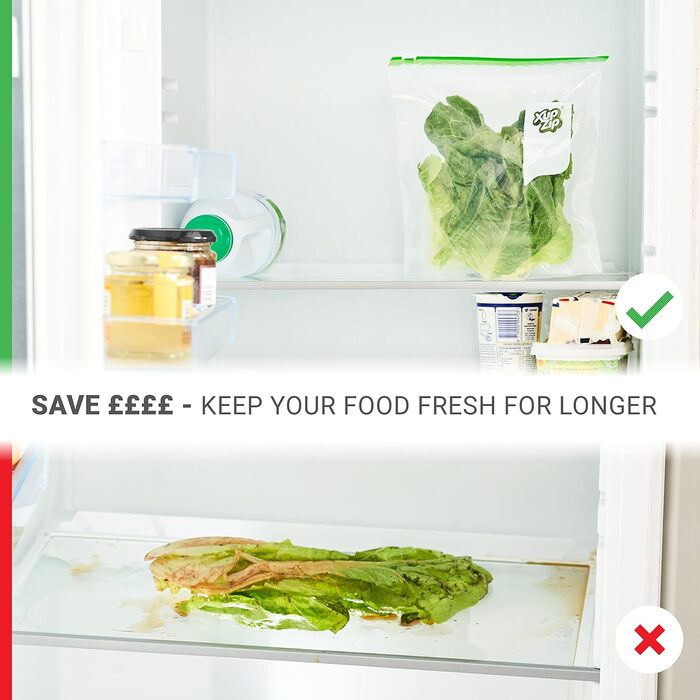 Вакуумні пакети 40 пакетів 22 х 22,8 см XupZip