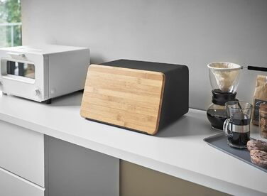 Хлібниця YAMAZAKI Tower, нержавіюча сталь, один розмір (чорний)